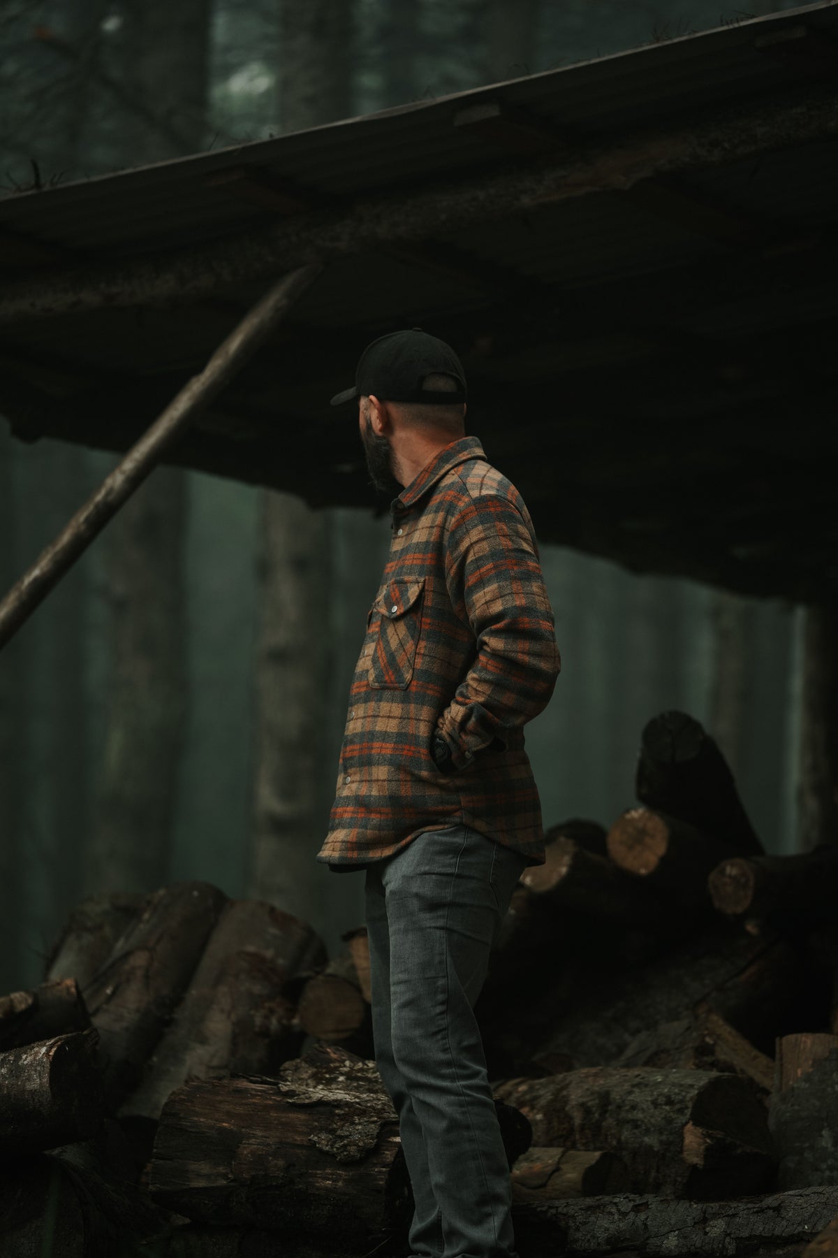 Brushed Flannel Overshirt — LIFETIME