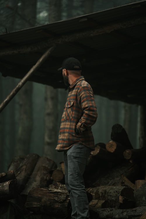 Brushed Flannel Overshirt — LIFETIME