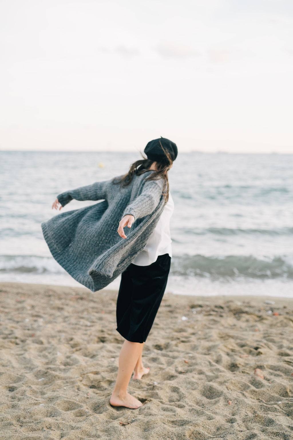 Chunky Wool Fisherman Cardigan — LIFETIME